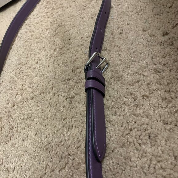 NWT Coach Puffy Linear Quilted Jes Crossbody Bag (Amethyst) - Picture 11 of 12
